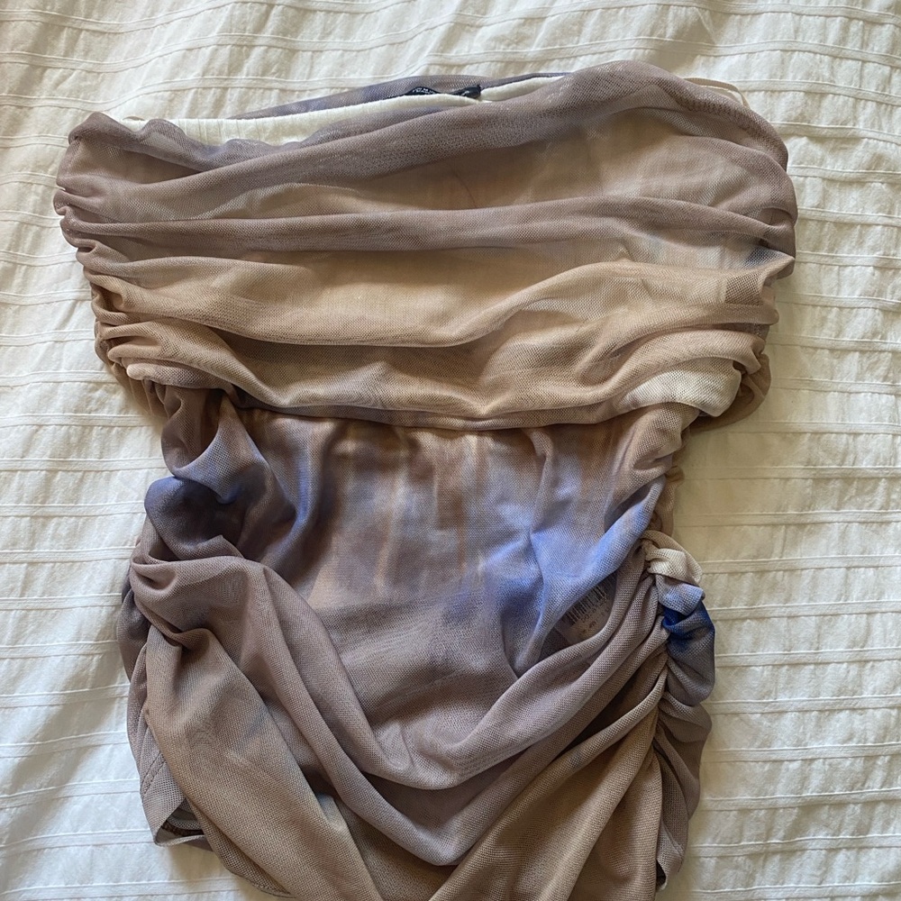 ZARA strapless top